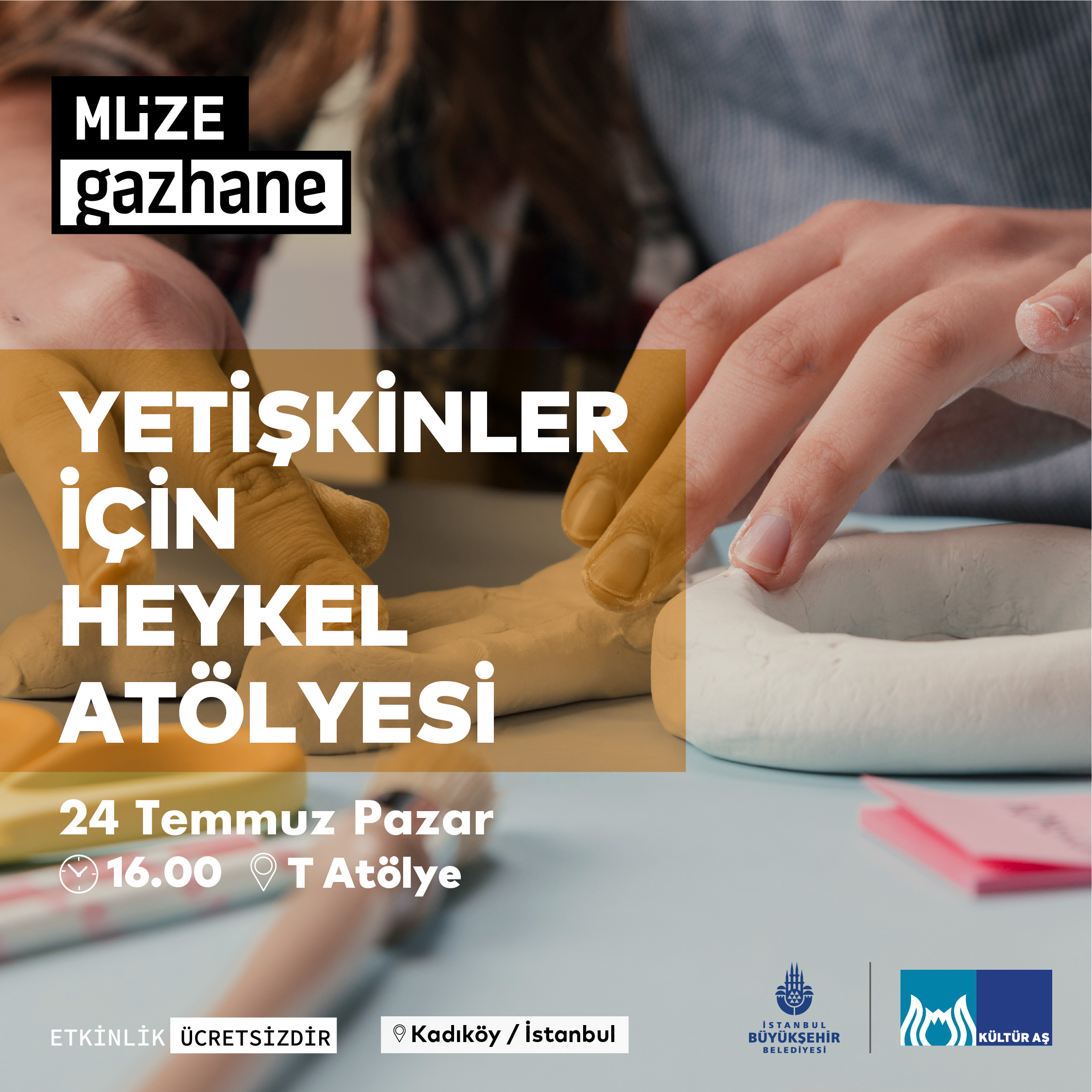 Yetişkinler İçin Heykel Atölyesi